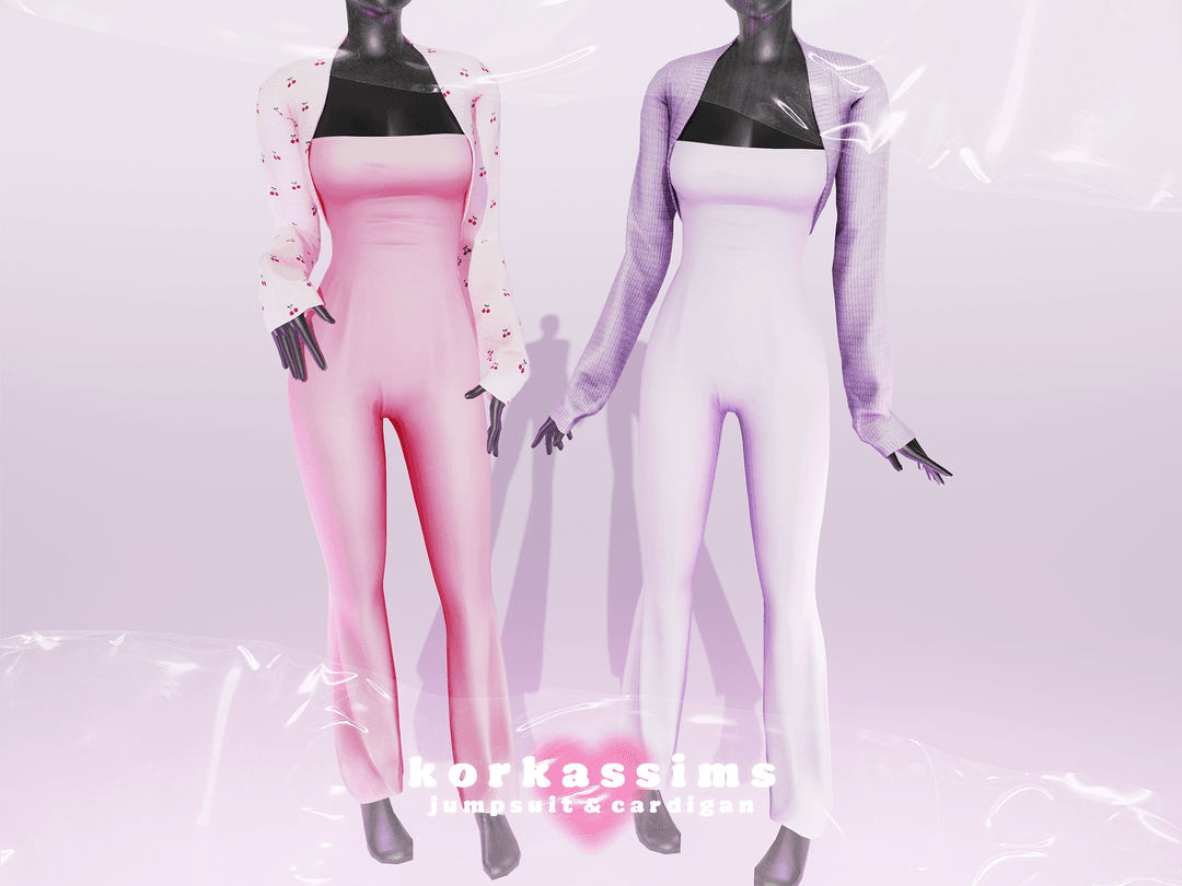 Сет одежды Jumpsuit & cardigan
